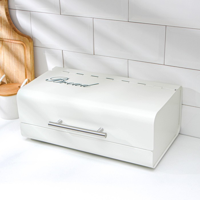 Хлебница &laquo;Слон&raquo;, 36&times;21&times;14,5 см, цвет белый