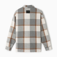 Рубашка мужская в клетку MIST, размер 56, серый