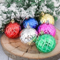 Набор шаров пластик d-6 см, 6 шт "Прокси сеточка" микс Набор шаров пластик d-6 см, 6 шт "Прокси сеточка" микс