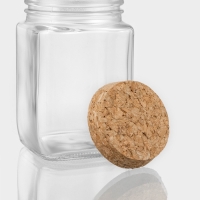 Банка стеклянная для хранения сыпучих продуктов BellaTenero «Эко», 270 мл, 6×10,5 см, с пробковой крышкой Банка стеклянная для хранения сыпучих продуктов BellaTenero «Эко», 270 мл, 6×10,5 см, с пробковой крышкой