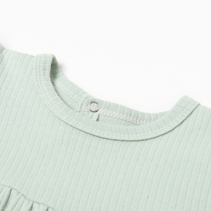 Платье и повязка Крошка, Я BASIC LINE, рост 62-68 см, зеленый