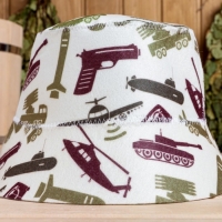 Шапка - панама для бани Мужская Шапка - панама для бани Мужская