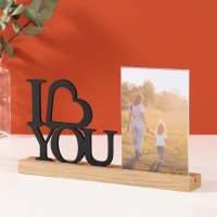 Фоторамка дерево, акрил 10х15 см "Любовь к тебе" 4х27х16,3 см