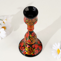 Подсвечник, 20х8 см, хохлома Подсвечник, 20х8 см, хохлома