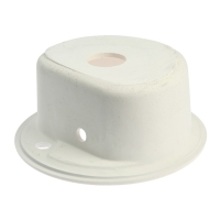 Мойка AGATA AG1C8, врезная, 450 х 190 мм, круглая, цвет белый