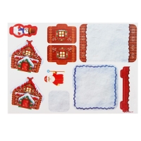 3D Конструктор фигурки &laquo;Дом деда мороза&raquo;