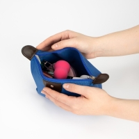 Косметичка на молнии, цвет синий Косметичка на молнии, цвет синий