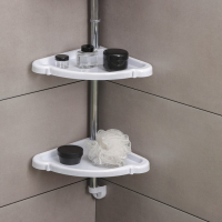 Полка угловая 4-х ярусная &laquo;Элансия&raquo;, 24&times;24&times;98,2 см, цвет белый