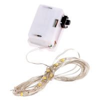 Набор для опытов &laquo;Новогодняя гирлянда&raquo;, с шариками орбиз, работает от батареек