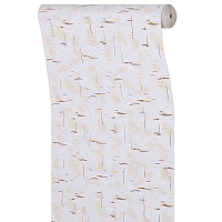 Бумажные обои Береста 98-41, 0,53х10,05м, золото