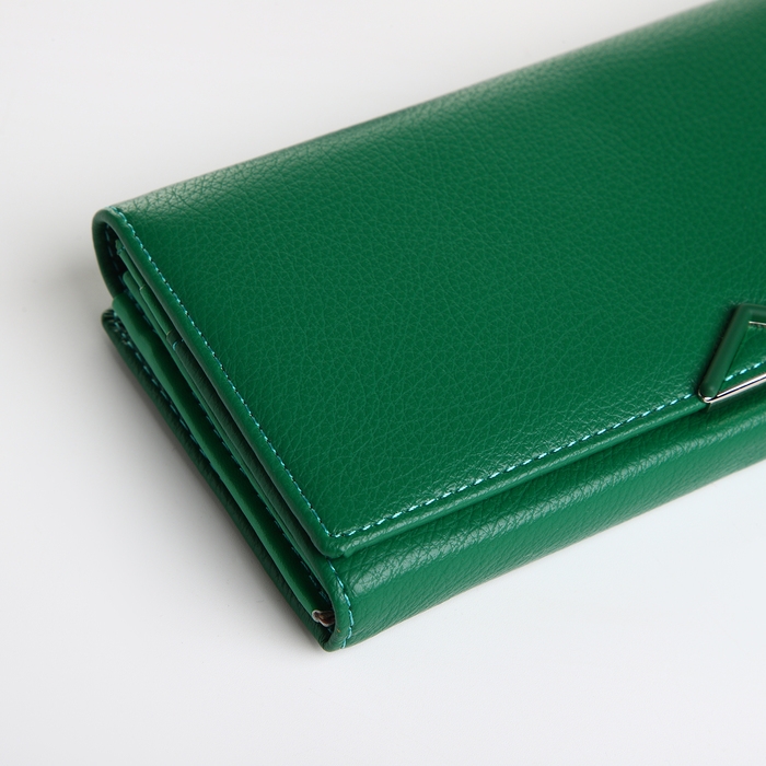 Кошелёк женский на магните, цвет зелёный Кошелёк женский на магните, цвет зелёный