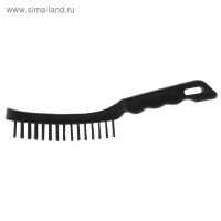 Щетка металлическая ручная ЛОМ, пластиковая рукоятка, 4-рядная Щетка металлическая ручная ЛОМ, пластиковая рукоятка, 4-рядная