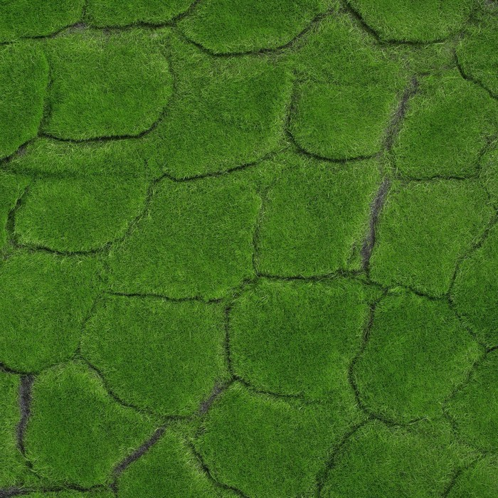 Мох искусственный, декоративный, полотно 1 × 1 м, рельефный, бугры, зелёный, Greengo Мох искусственный, декоративный, полотно 1 × 1 м, рельефный, бугры, зелёный, Greengo