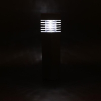 Садовый светильник на солнечной батарее &laquo;Столбик&raquo;, 6 &times; 39 &times; 6 см, 1 LED, свечение белое