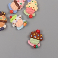 Декор для творчества пластик "Набор пирожных" набор 5 ш 3х2,3х1 см Декор для творчества пластик "Набор пирожных" набор 5 ш 3х2,3х1 см