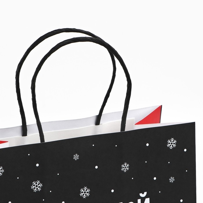 Пакет подарочный новогодний &laquo;Небольшой подарок&raquo;, 22 х 22 х 11 см , Новый год