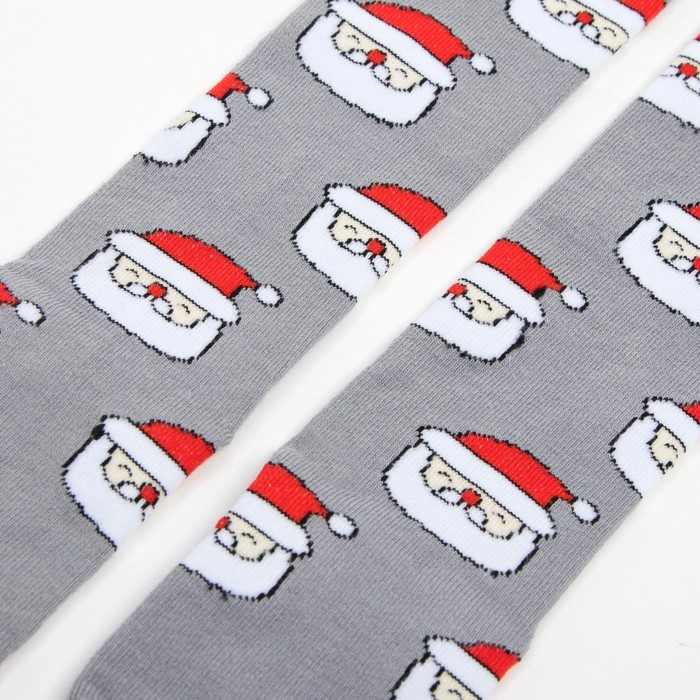 Новый год.Колготки детские KAFTAN "Дед Мороз" 104-110 см, серый