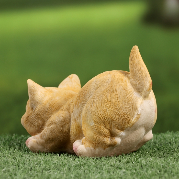 Садовая фигура Садовая фигура "Котенок на охоте" 8х15х11см МИКС