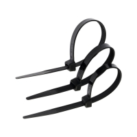 Хомут нейлоновый ТУНДРА krep для стяжки, 7.6х200 мм, черный, в упаковке 100 шт. Хомут нейлоновый ТУНДРА krep для стяжки, 7.6х200 мм, черный, в упаковке 100 шт.