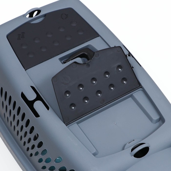 Переноска для животных с металлической дверью, 49 х 32 х 27, Серая Переноска для животных с металлической дверью, 49 х 32 х 27, Серая