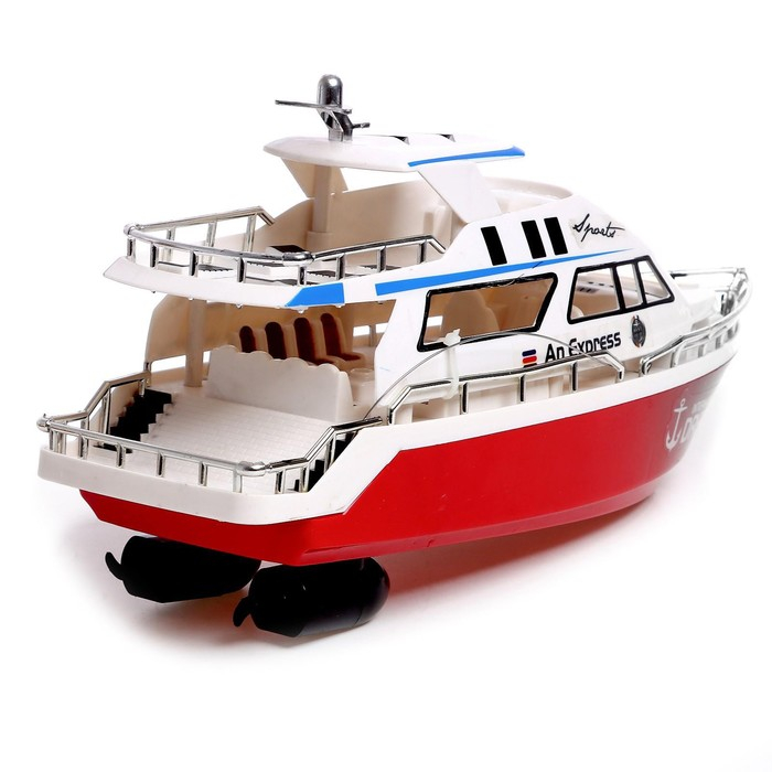 Катер радиоуправляемый &laquo;Яхта&raquo;, работает от батареек, МИКС