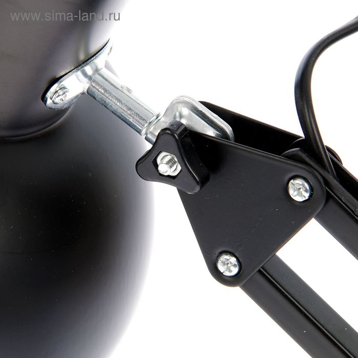 Лампа настольная 810 "Деко, чёрная" E27 40W RISALUX