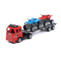 Грузовик инерционный &laquo;Автовоз&raquo;, с 2 квадроциклами, цвета МИКС