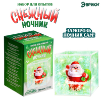 Набор для опытов &laquo;Снежный ночник: Дед Мороз&raquo;, своими руками