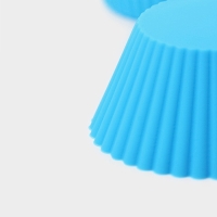 Набор форм для выпечки Доляна «Риб.Круг», силикон, 7×3,3 см, 6 шт, цвет МИКС Набор форм для выпечки Доляна «Риб.Круг», силикон, 7×3,3 см, 6 шт, цвет МИКС