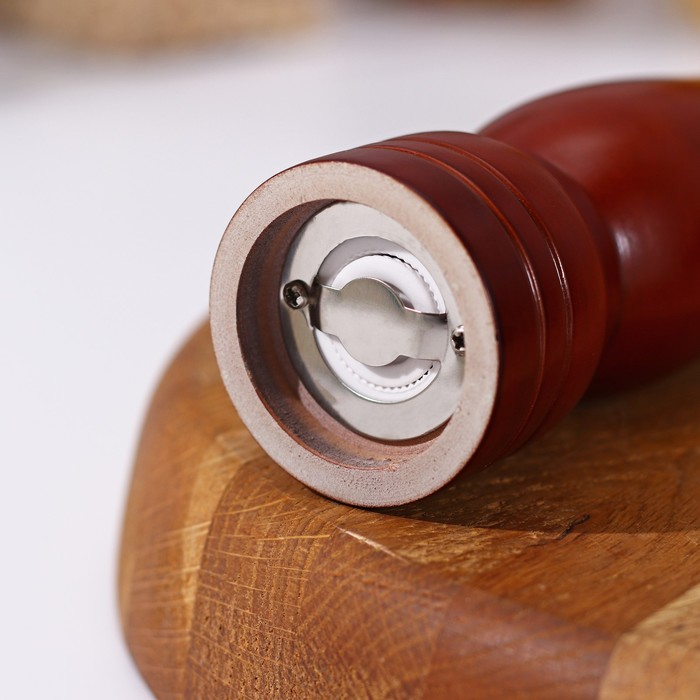 Мельница для специй Доляна &laquo;Дуновение леса&raquo;, 26,5&times;5 см, керамический механизм, цвет коричневый