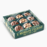Коробка под 9 конфет с ячейками &laquo;Новогодняя сказка&raquo;, 14.5 х 14.5 х 3 см, Новый год
