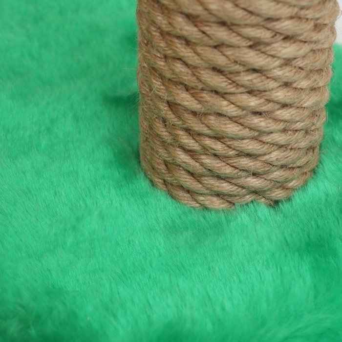 Домик для кошек Домик для кошек "Пирамидка", с когтеточкой "Пальма", 38 х 40 х 61 см