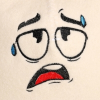 Шапка банная с вышивкой "Настроение 4" Шапка банная с вышивкой "Настроение 4"