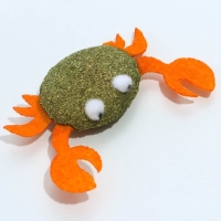 Игрушка для кошек &laquo;Краб&raquo; из кошачьей мяты, 4 х 5 см