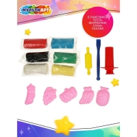 Тесто для лепки и формочки &laquo;Апельсины для Чебурашки&raquo;, 6 цв. теста по 60 гр