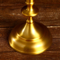 Подсвечник "Анико" алюминий 13х13х30 см