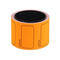 Набор из 6 роликов, в 1 ролике 120 штук, ценники самоклеящиеся, 25 х 35 мм, оранжевые Набор из 6 роликов, в 1 ролике 120 штук, ценники самоклеящиеся, 25 х 35 мм, оранжевые