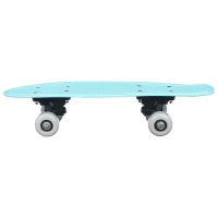 Пенниборд ONLITOP, 42х12 см, колёса PVC 50 мм, пластиковая рама, цвет голубой Пенниборд ONLITOP, 42х12 см, колёса PVC 50 мм, пластиковая рама, цвет голубой