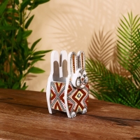 Подставка под ручки "Зайчик" албезия 10х9х18 см