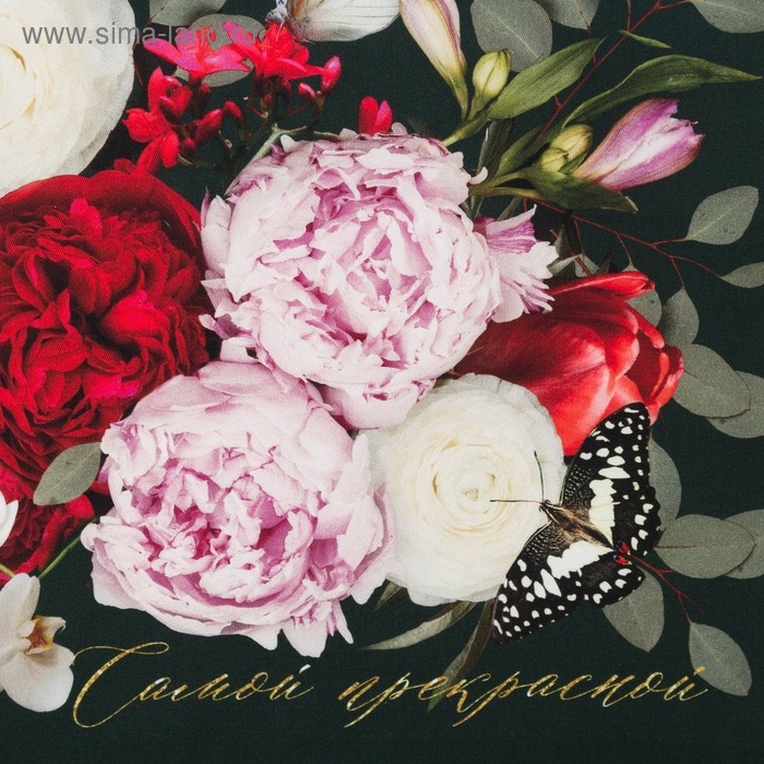 Полотенце "Этель" Flowers  40х73 см, 100% хлопок, саржа 190 г/м2