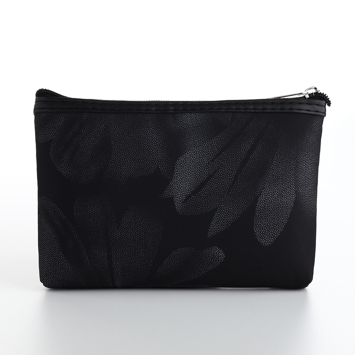 Косметичка на молнии, цвет чёрный Косметичка на молнии, цвет чёрный