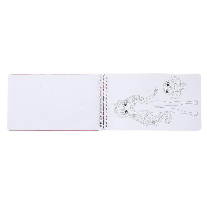 Книга с наклейками и трафаретами «Альбом дизайнера. Магия стиля» Книга с наклейками и трафаретами «Альбом дизайнера. Магия стиля»