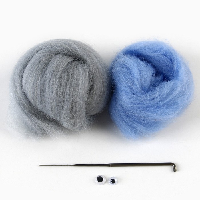 Валяние из шерсти. Игрушка &laquo;Мишка&raquo;, набор для творчества