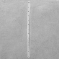 Держатель для плечиков, 13 отверстий, 48&times;1,8 см, набор 20 шт., цвет прозрачный