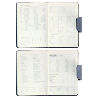 Ежедневник недатированный А5, 160 листов Prestige, обложка искусственная кожа, клапан, синий Ежедневник недатированный А5, 160 листов Prestige, обложка искусственная кожа, клапан, синий