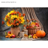 Картина на подрамнике "Осеннее настроение" 50*100 см