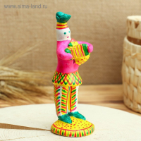 Филимоновская игрушка &laquo;Солдат с гармошкой и со свистулькой&raquo;