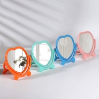 Зеркало настольное, с рамкой под фотографию, зеркальная поверхность 12,7 &times; 13 см, цвет МИКС