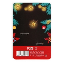 Значки новогодние &laquo;Новый год: две змейки&raquo;, набор, 2 шт