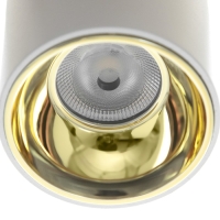 Светильник "Роллфи" LED 4000К 10Вт DIM220 IP54  белый золото 7,5х7,5х10см